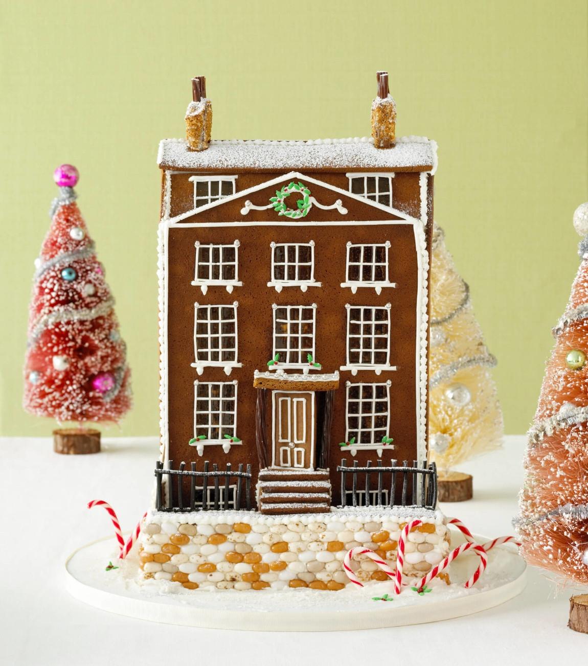 Gingerbread apartment building