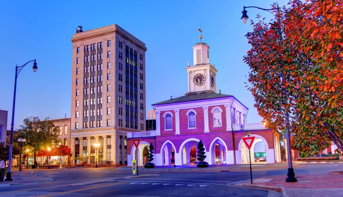 Downtown Fayetteville, North Carolina