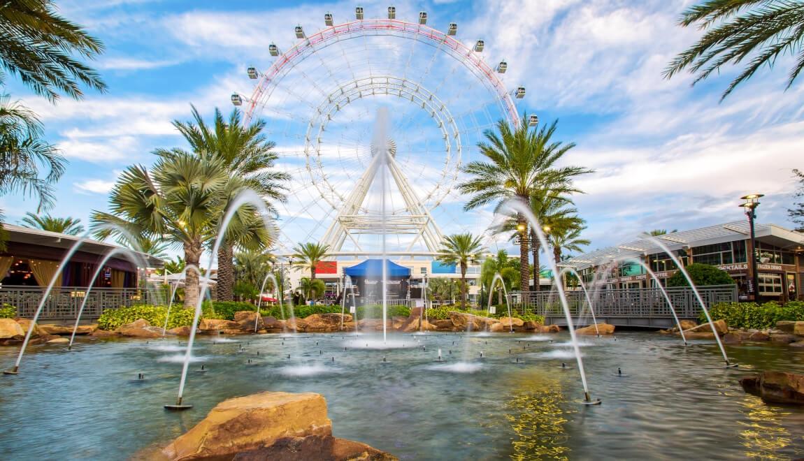 The Eye, a Ferris wheel in Orlando's Icon Park.