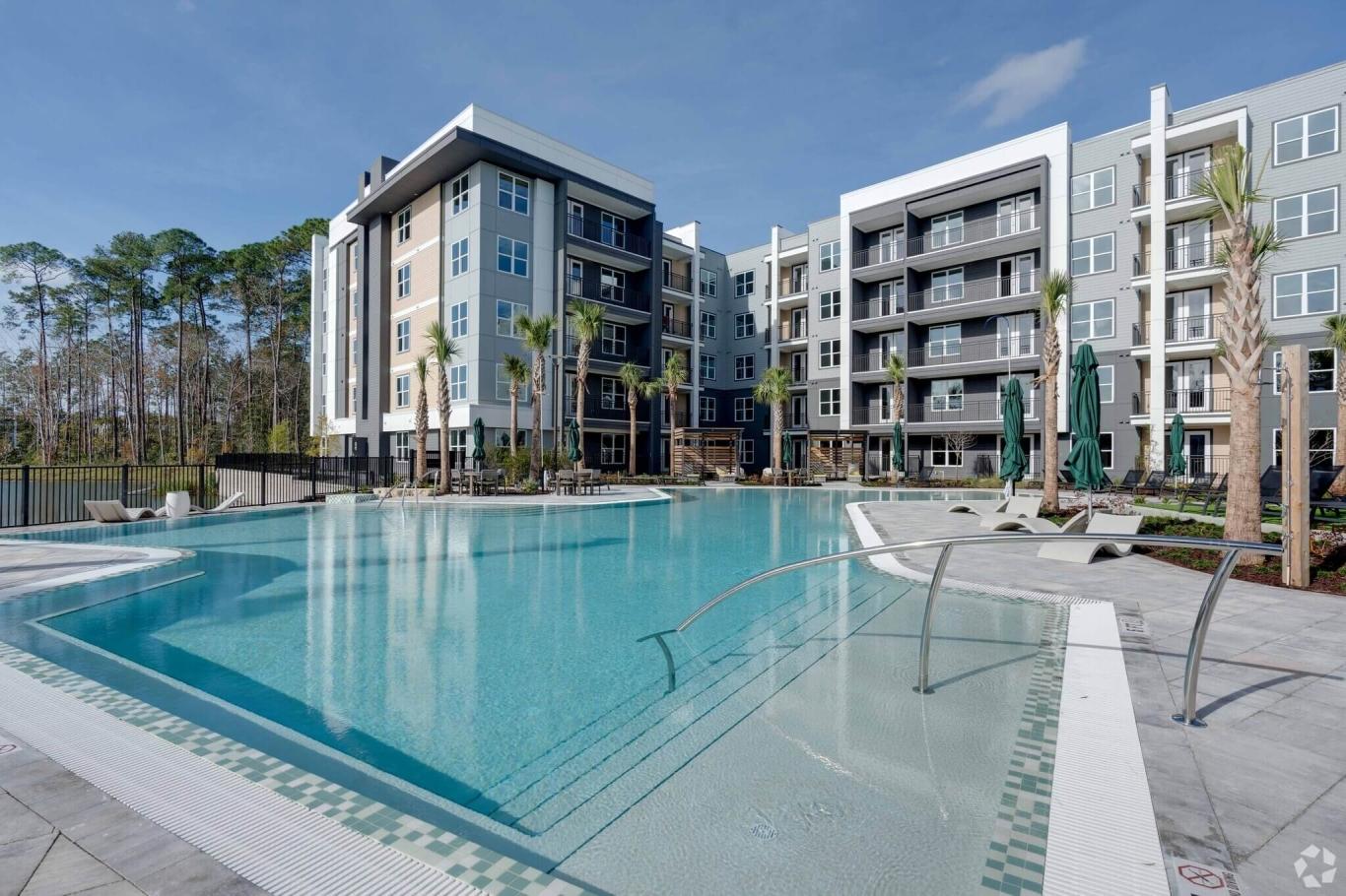 Swimming pool at Presidium Park in Jacksonville.