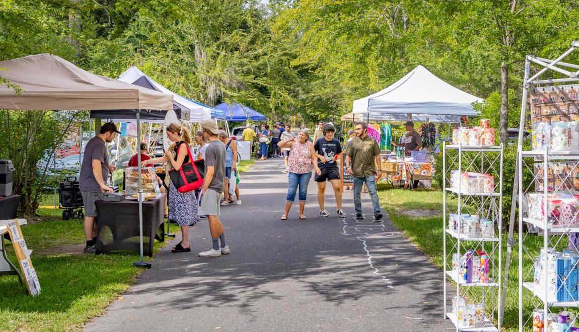 Farmer's market in Gainesville, FL