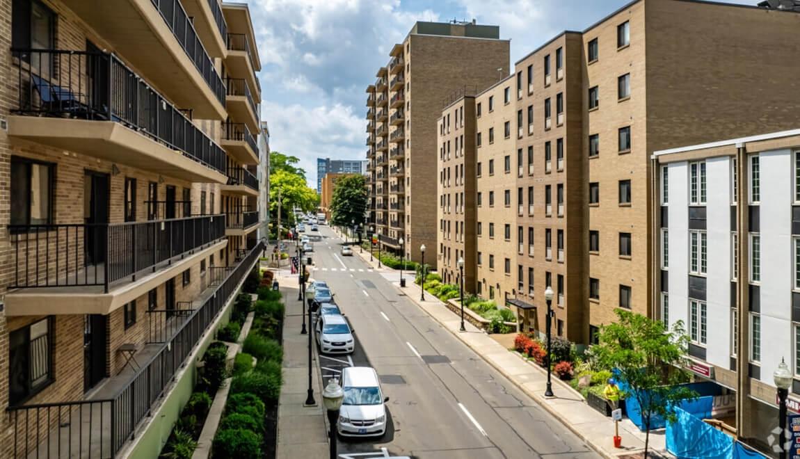 Walkable neighborhood in State College, PA