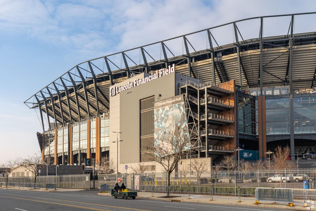 Lincoln Financial Field in the South Philadelphia East neighborhood is the home of the Philadelphia Eagles.