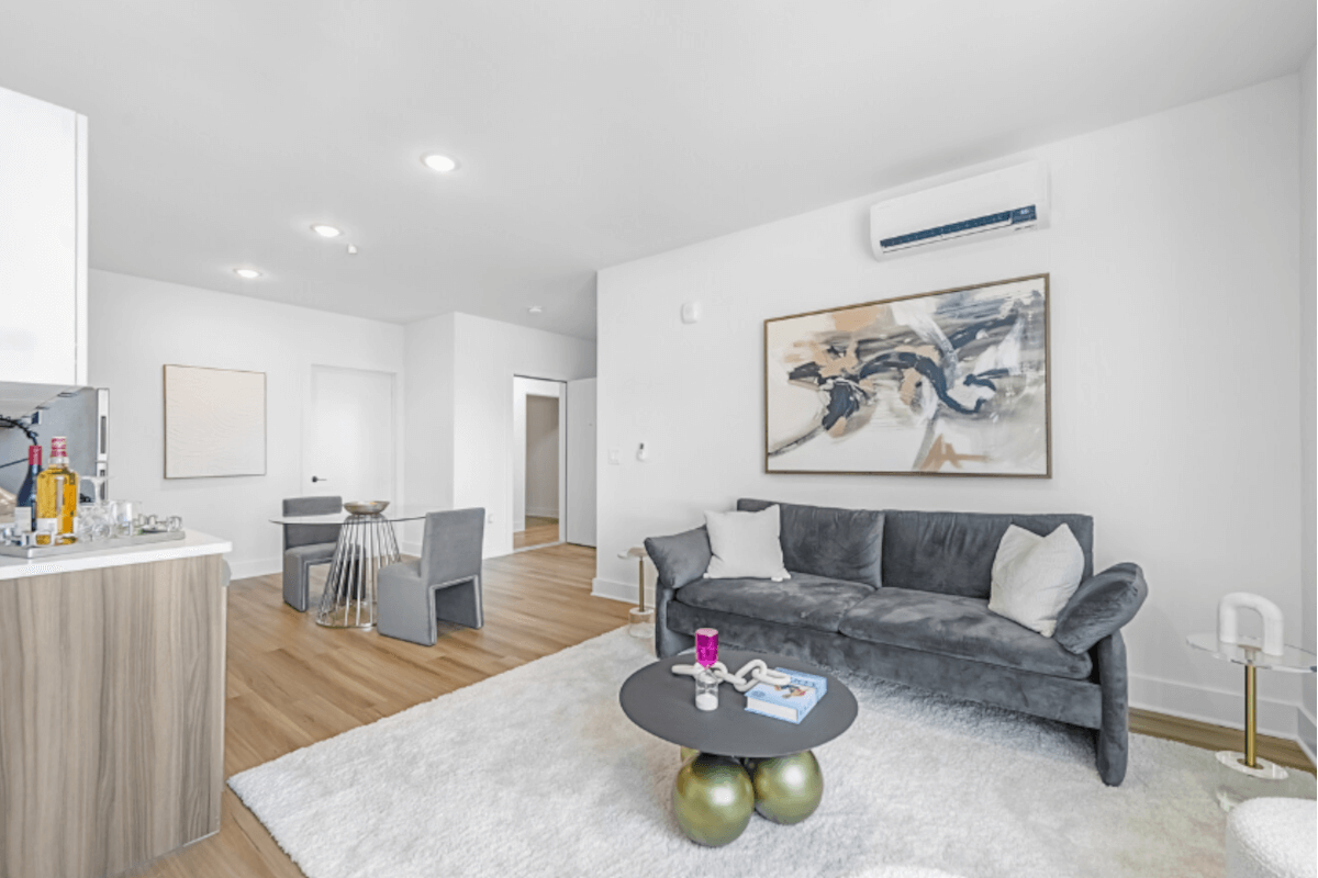 The living room in 30-32 McAdoo Avenue is spacious and perfect for entertaining.