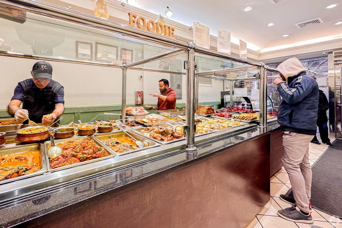 Boishakhi Restaurant in the Astoria neighborhood serves Bengali food.