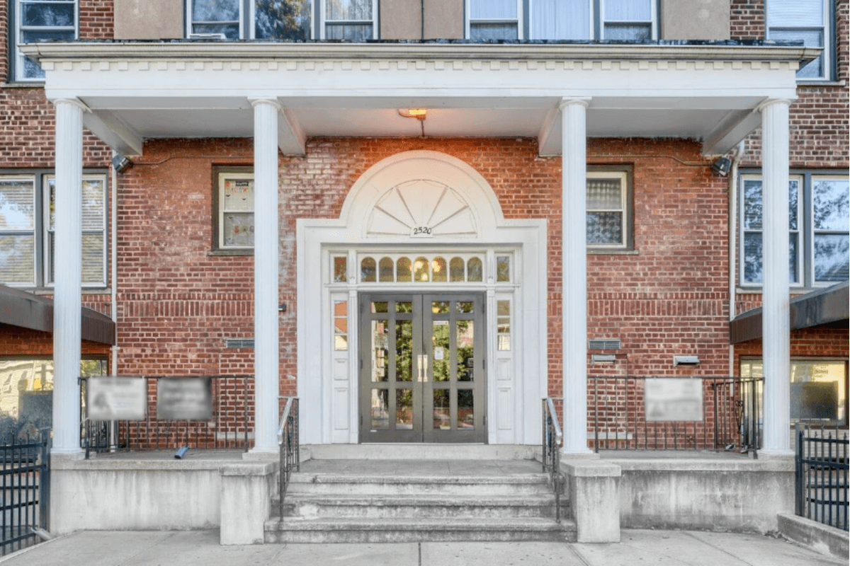 2520 John F. Kennedy Boulevard is a colonial-style building with pillars in front.