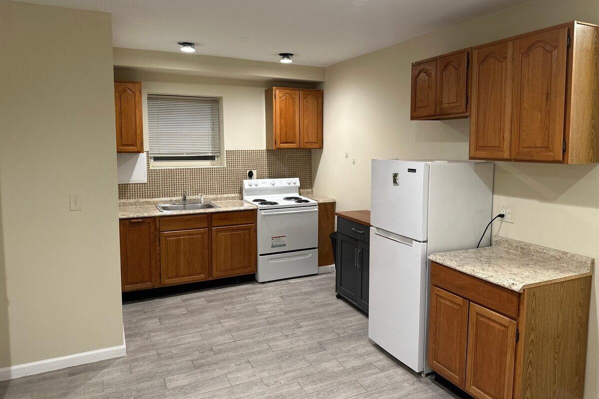 2069 Edenwald Ave Unit 1 has an open-concept kitchen.