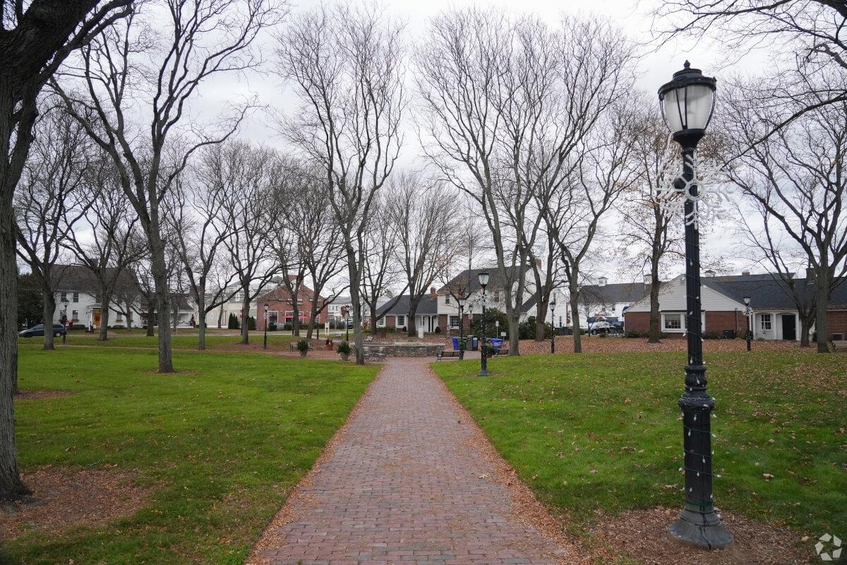 Center Green in the Main Street Historic District.