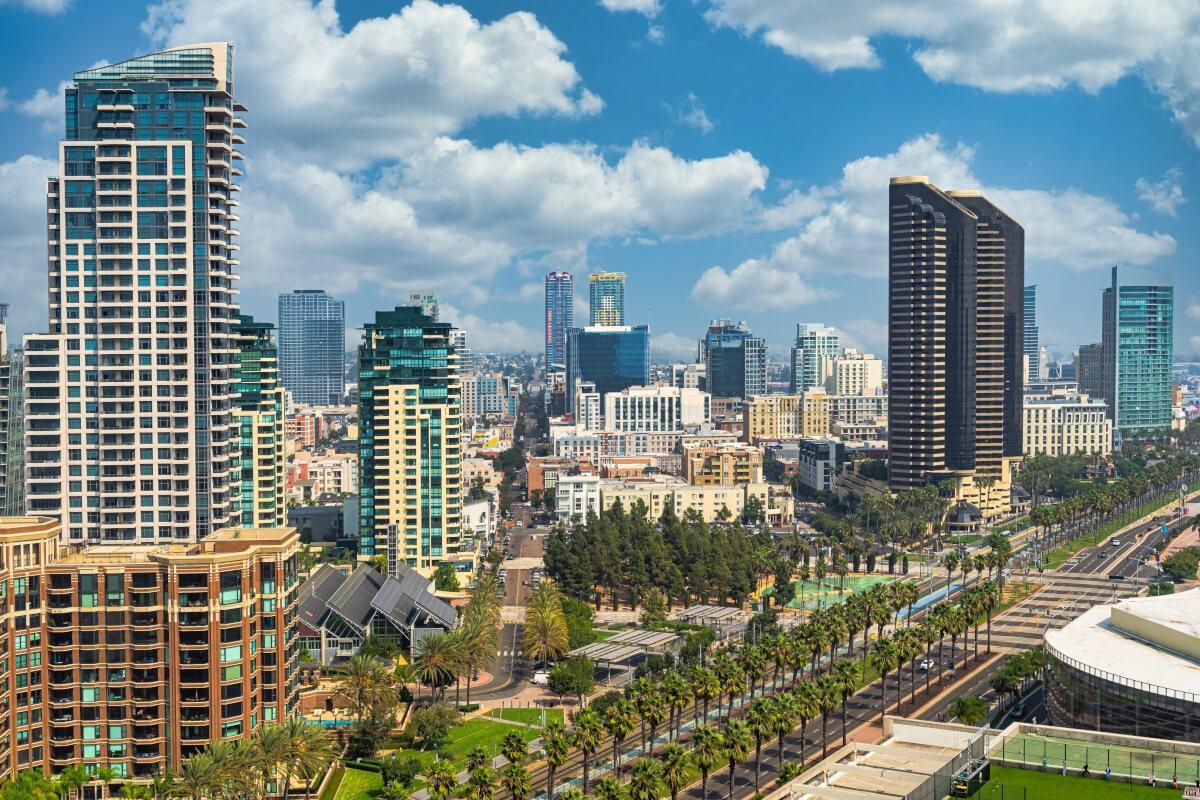 Skyline view of Downtown San Diego