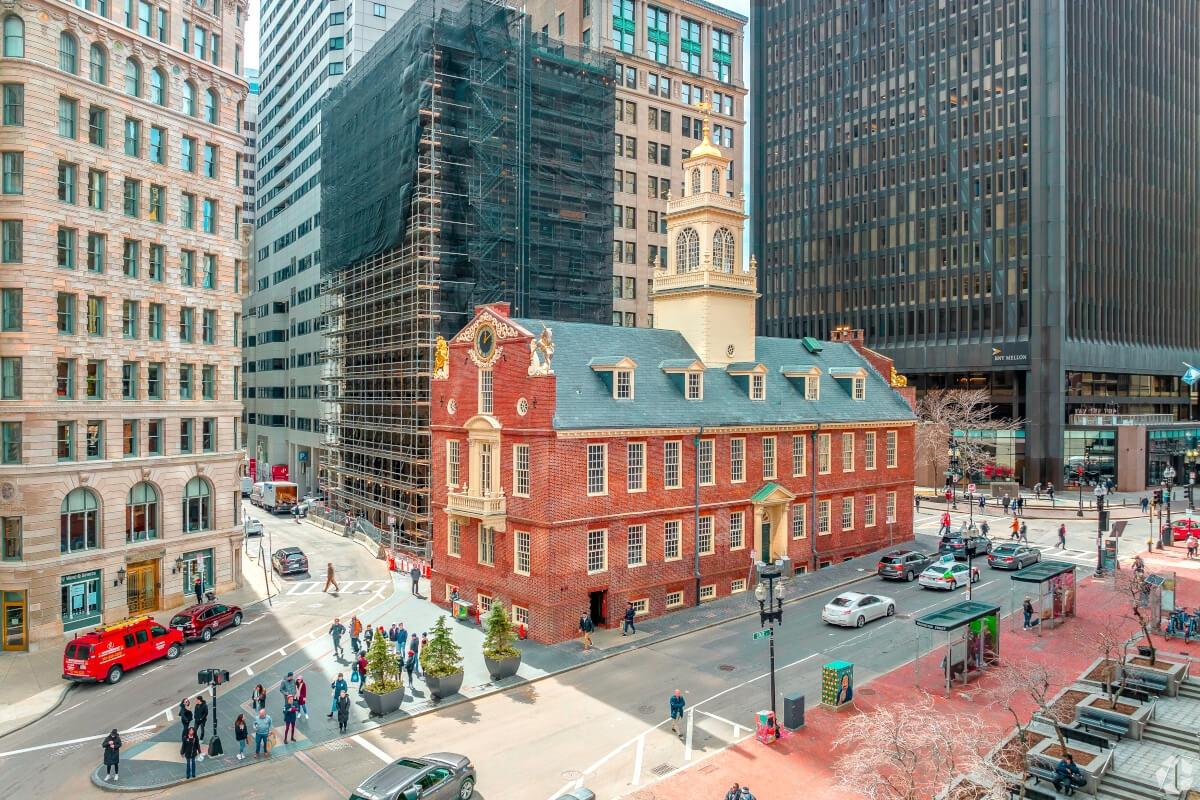 The Old State House in Downtown Boston, MA.