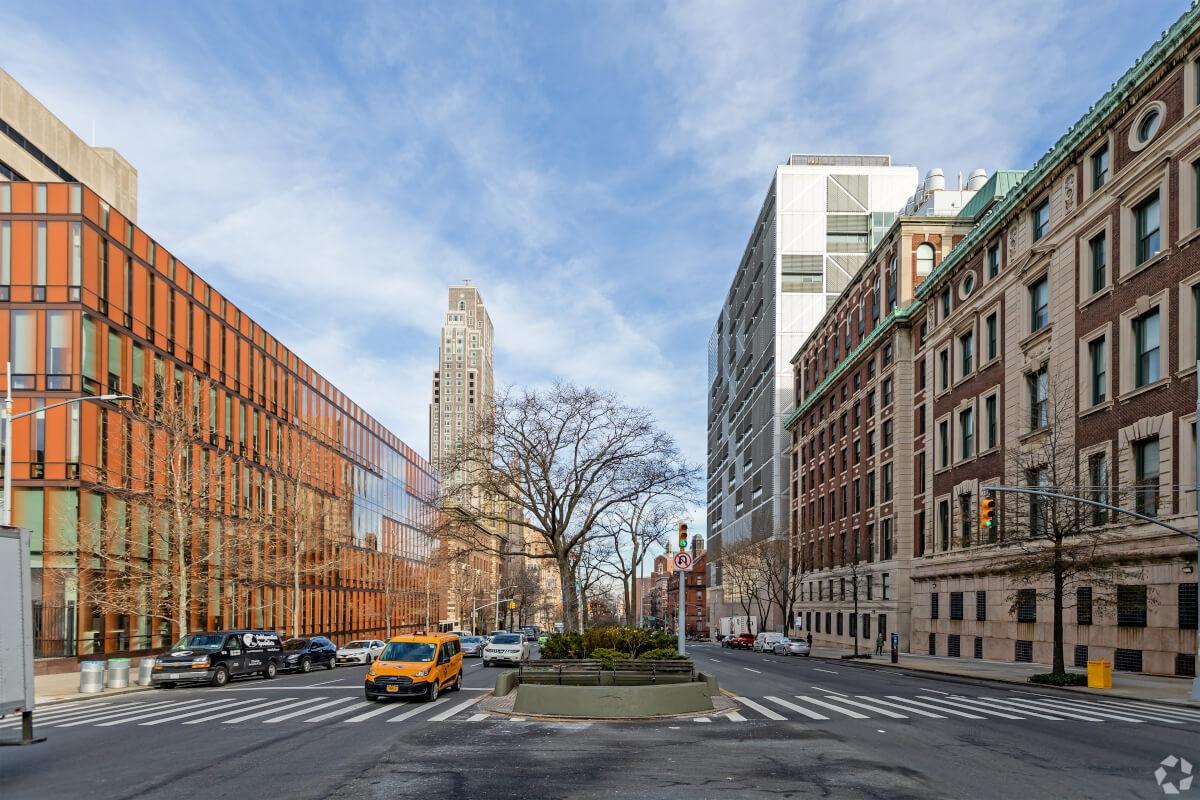 Morningside Heights is home to both modern and prewar architecture.