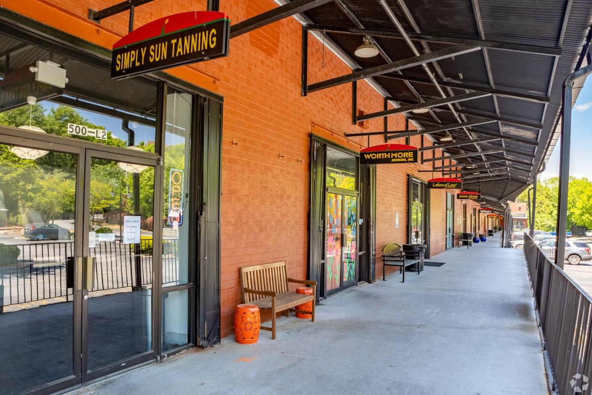 Shops in Virginia-Highland neighborhood