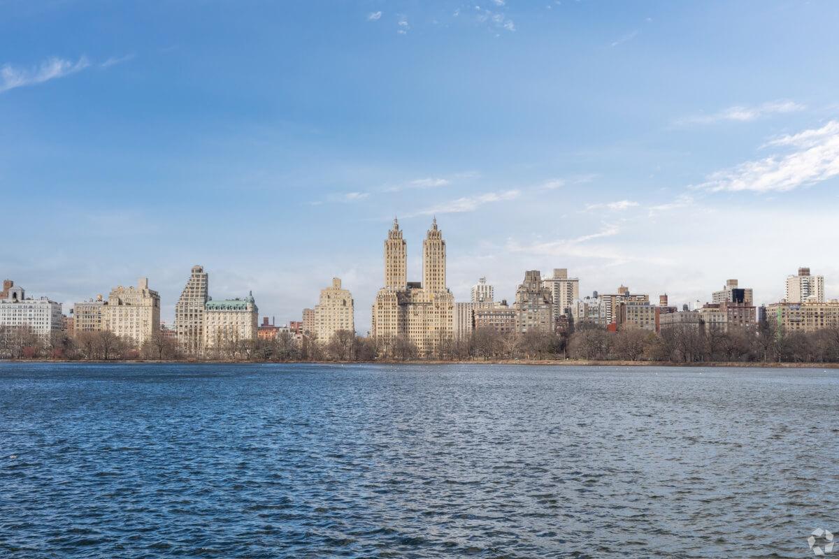 The El Dorado from across the Jacqueline Kennedy Onassis Reservoir.