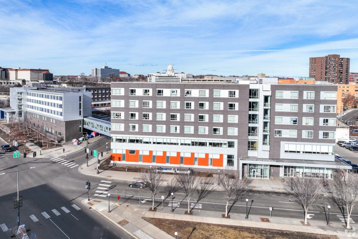 An apartment building in Saint Paul.