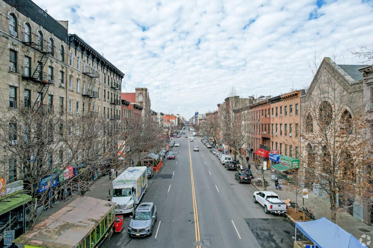 A street in East Harlem, NYC.