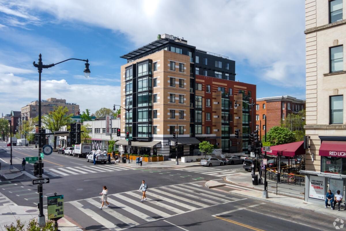 Modern apartment building in Logan Circle, Washington, D.C.