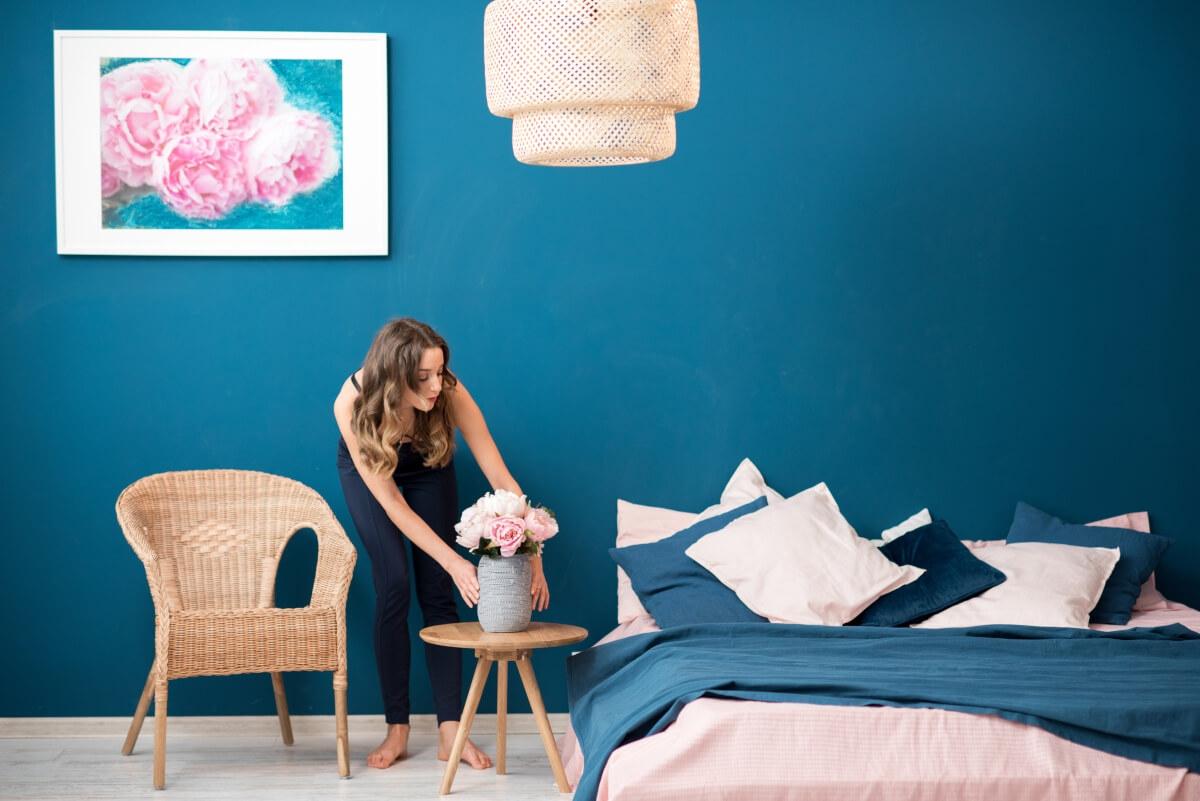 First time renter decorating their new apartment space.