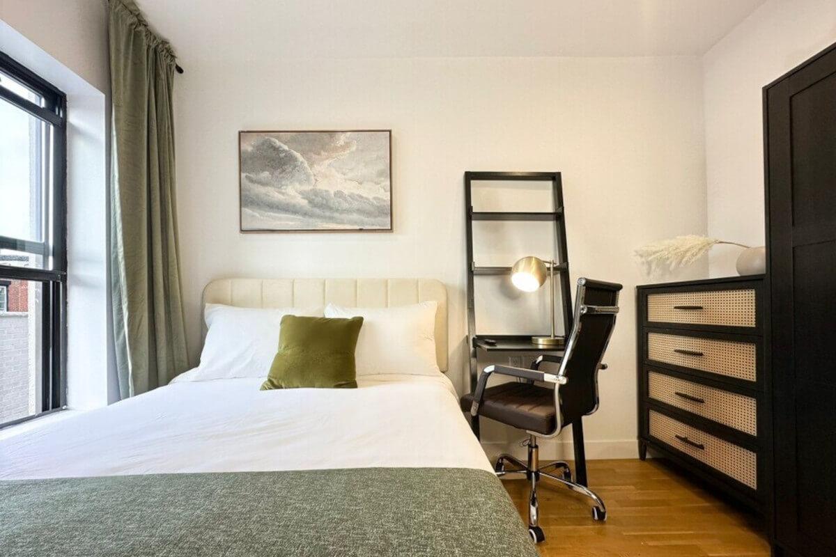 A small bedroom at 33 Lenox RD Unit 2A.