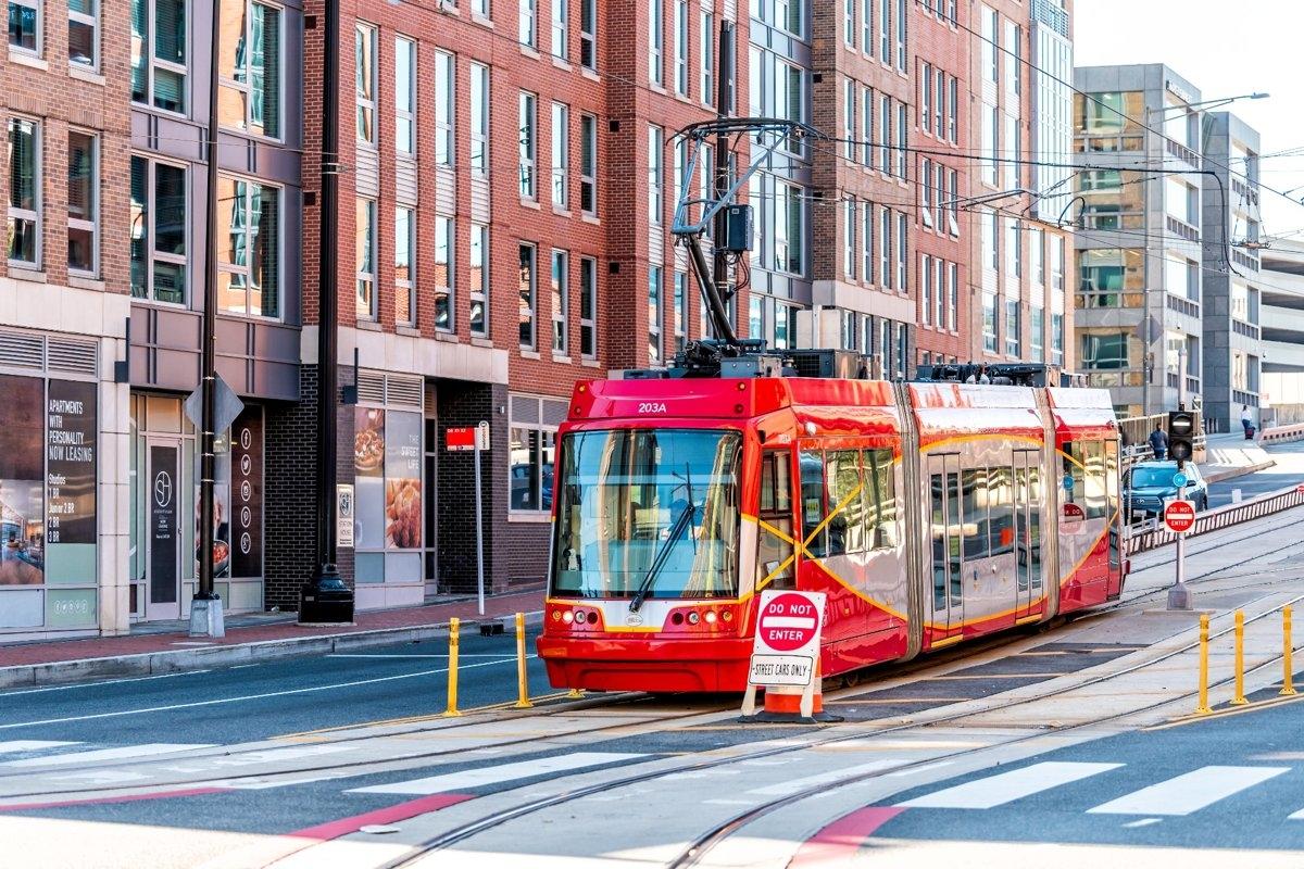 City bus in Washington, DC