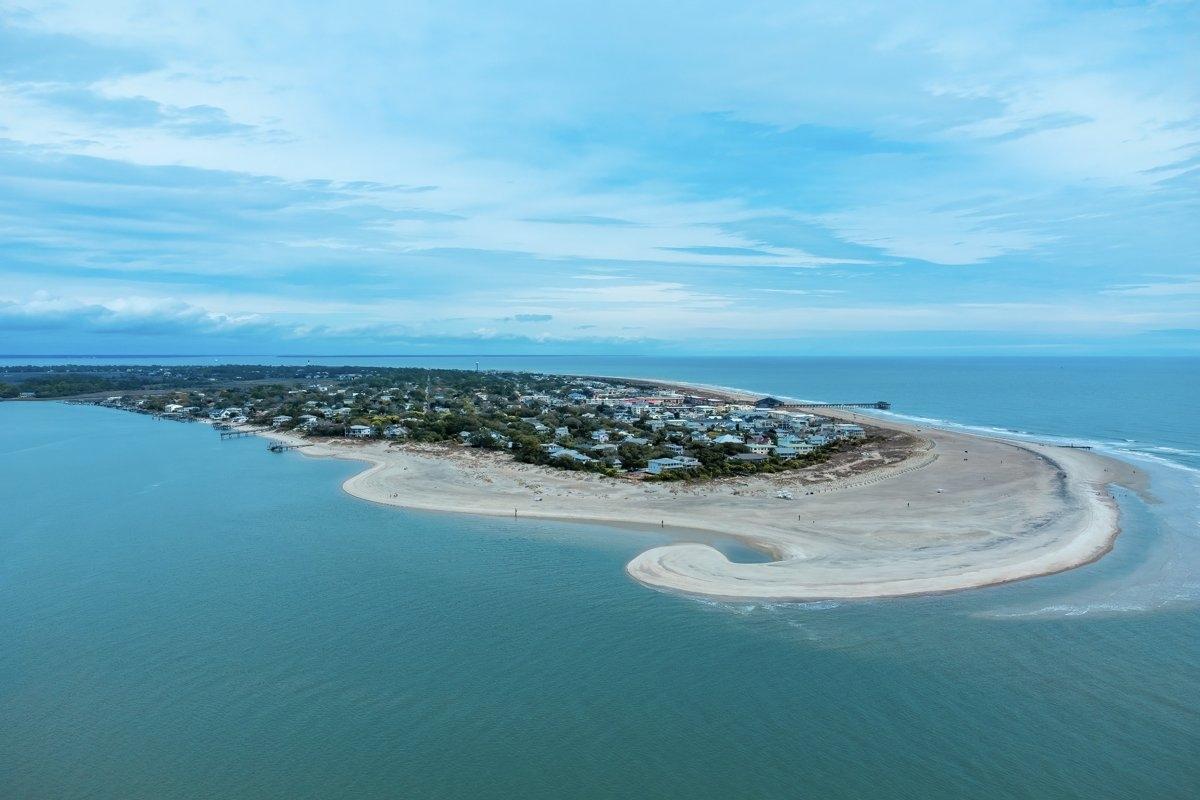 The coast of Tybee Island