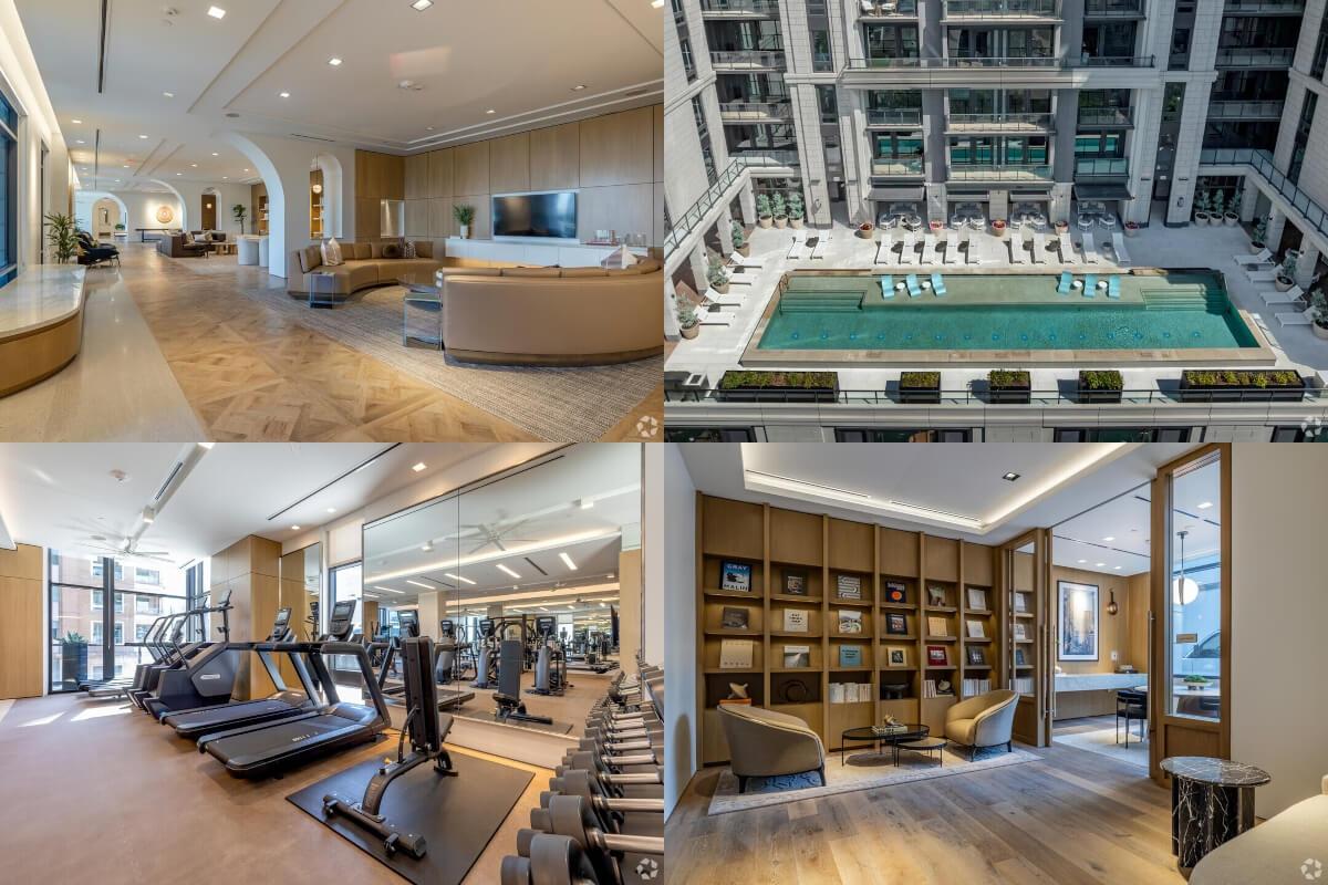 Maple Terrace Residences has a huge pool, state-of-the-art gym, a quiet library, and cozy lounge for residents to enjoy.