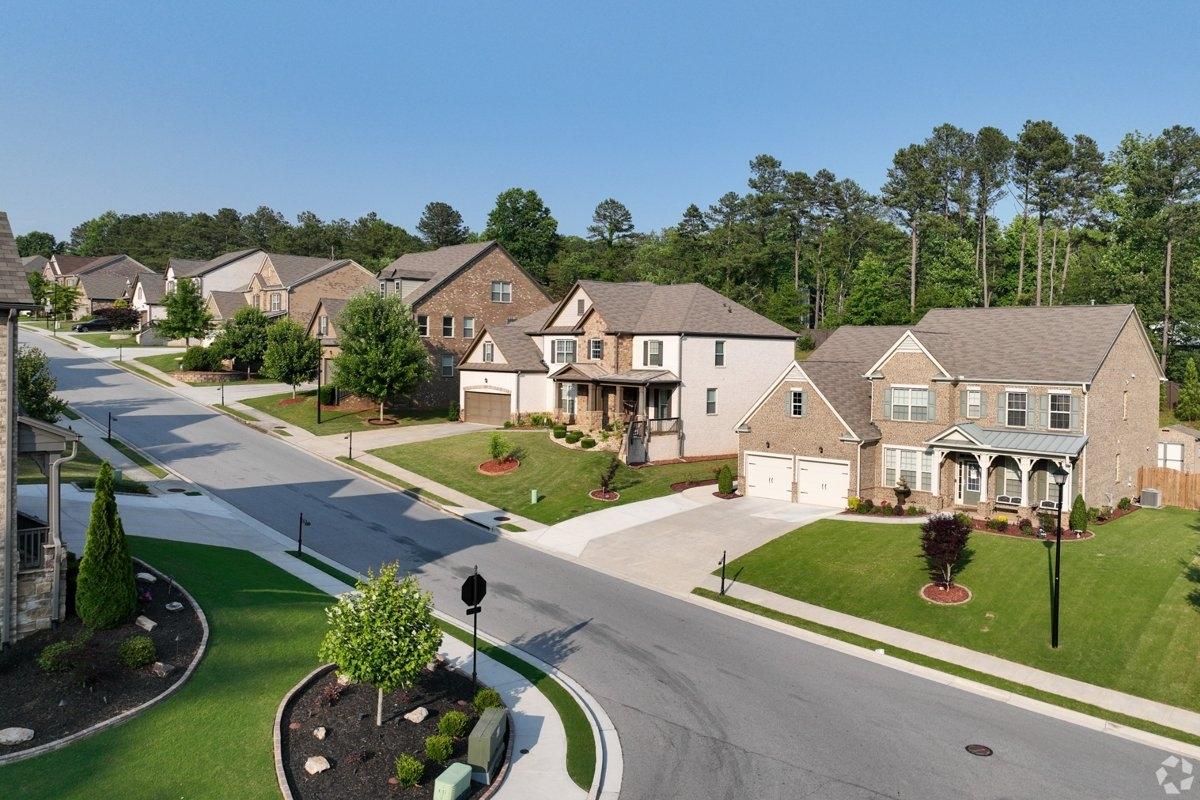 A residential neighborhood of large homes in Buford