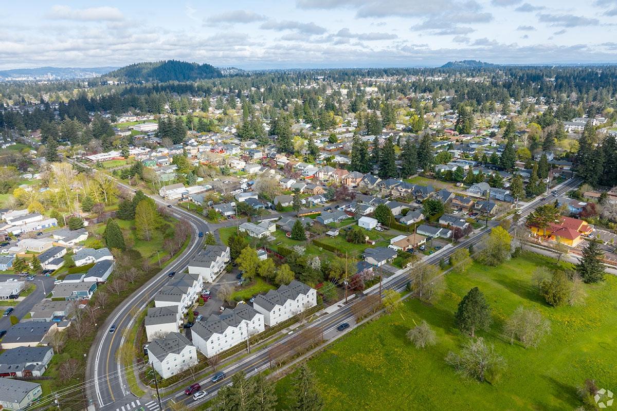 Powellhurst-Gilbert is full of lots with homes.