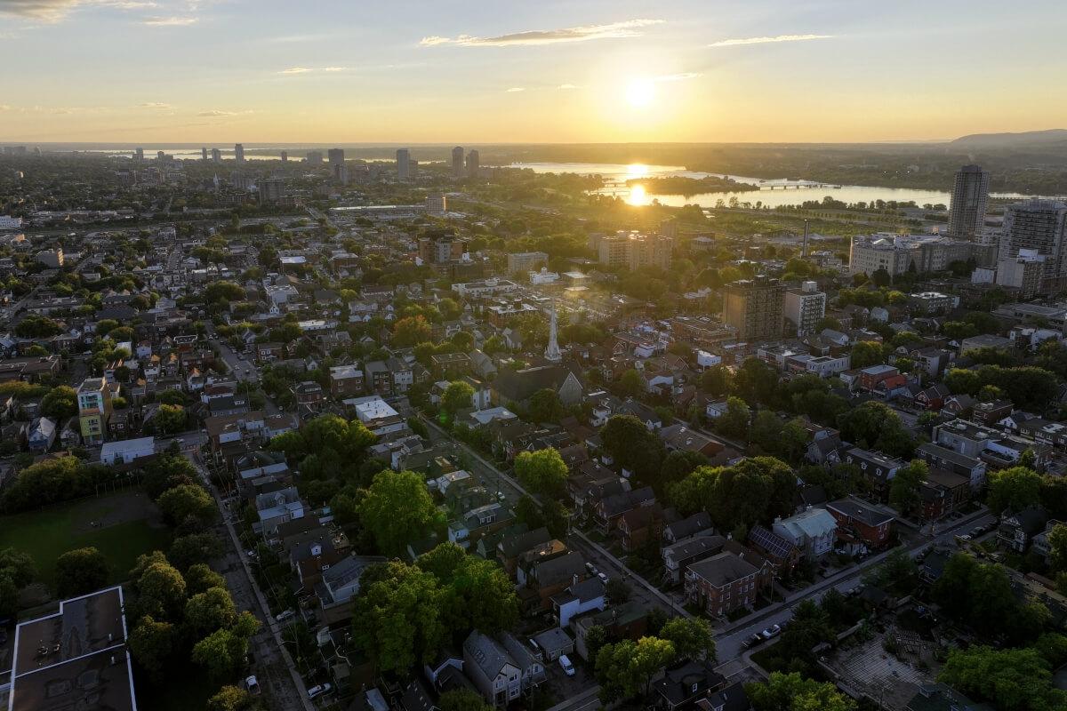 Westboro stretches out along the Ottawa River.