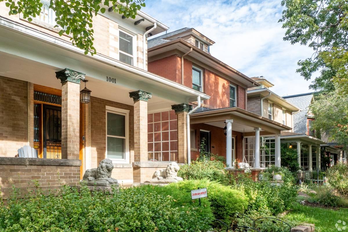 Residential area in Capitol Hill in Denver, CO