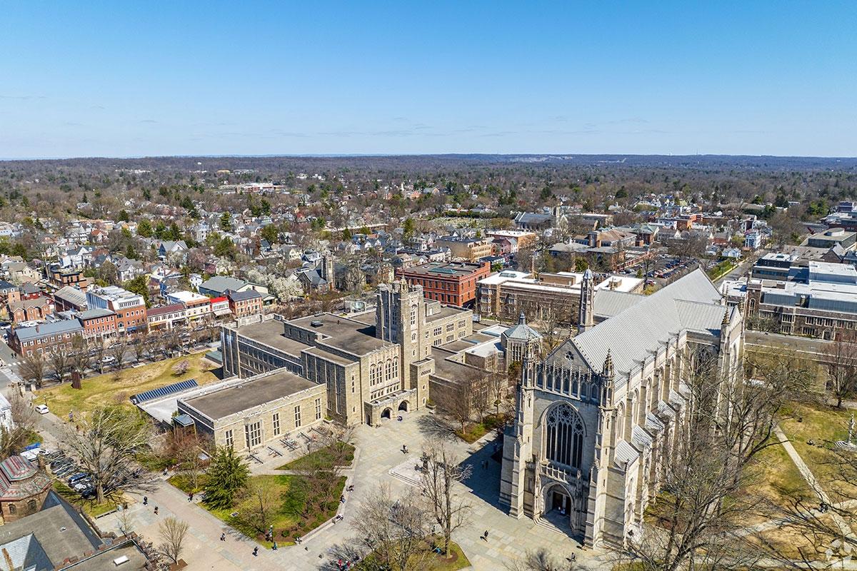 Princeton is home to Princeton University, with the local shops and boutiques right next to campus.