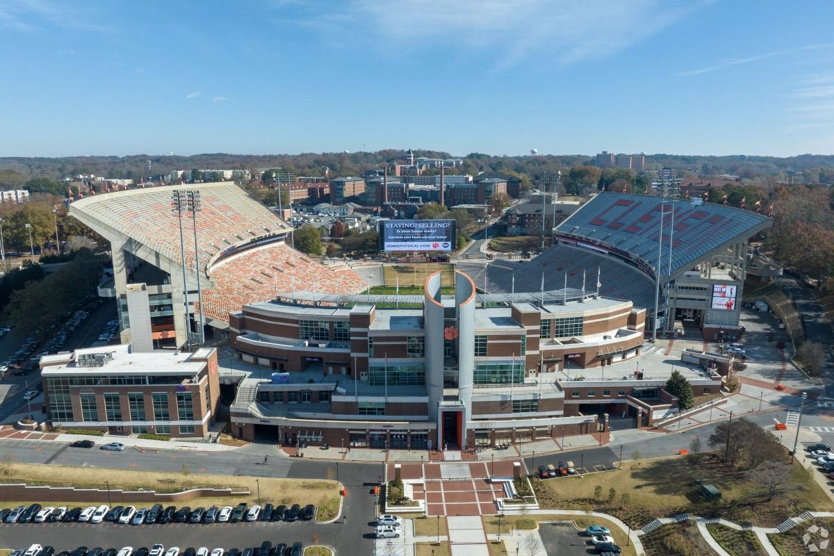 Memorial Stadium at Clemson University is commonly called “Death Valley.”