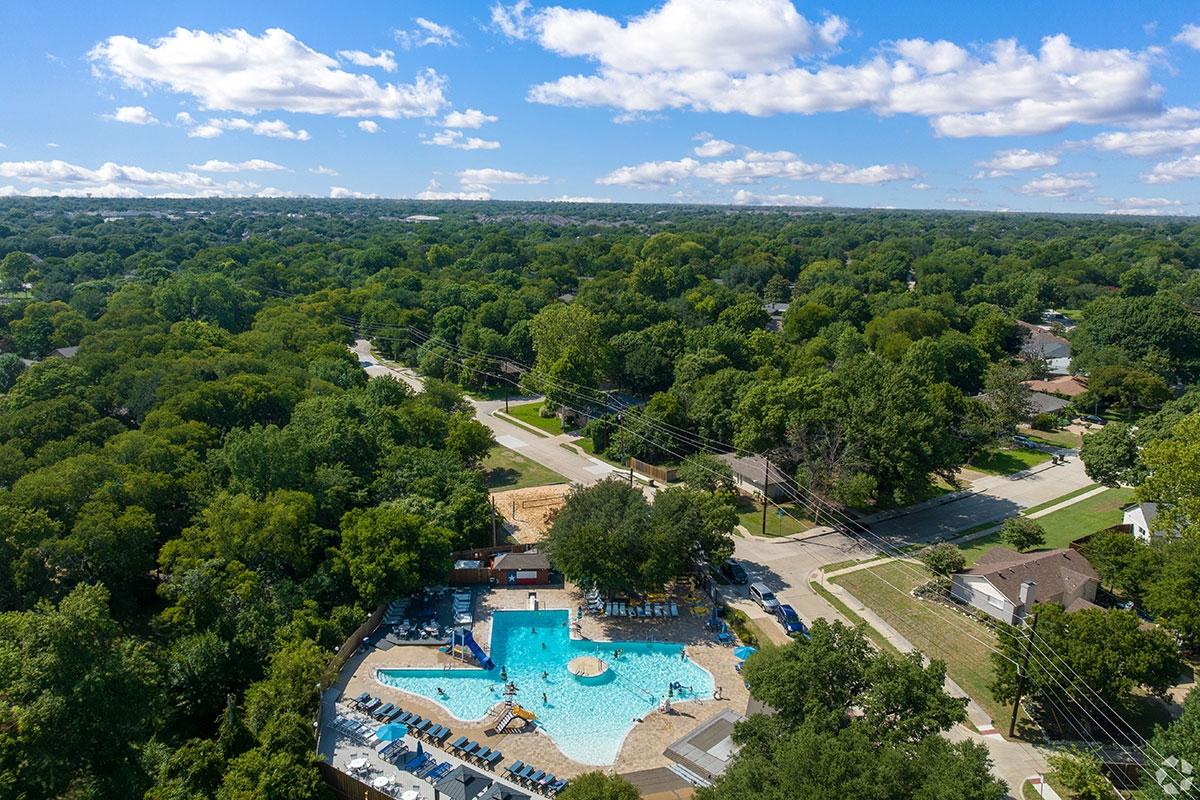 Liberty Park features Texas's famous Texas Pool