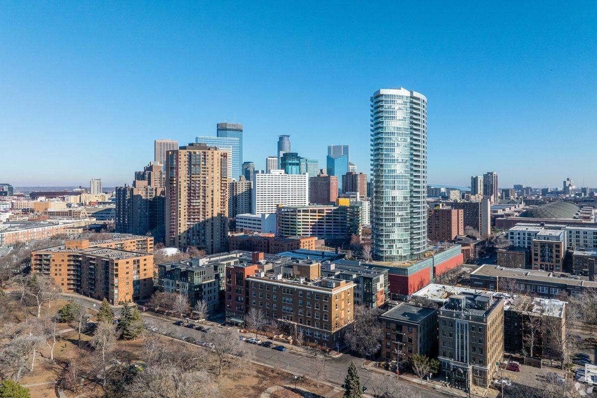 Tall buildings in downtown Loring Park