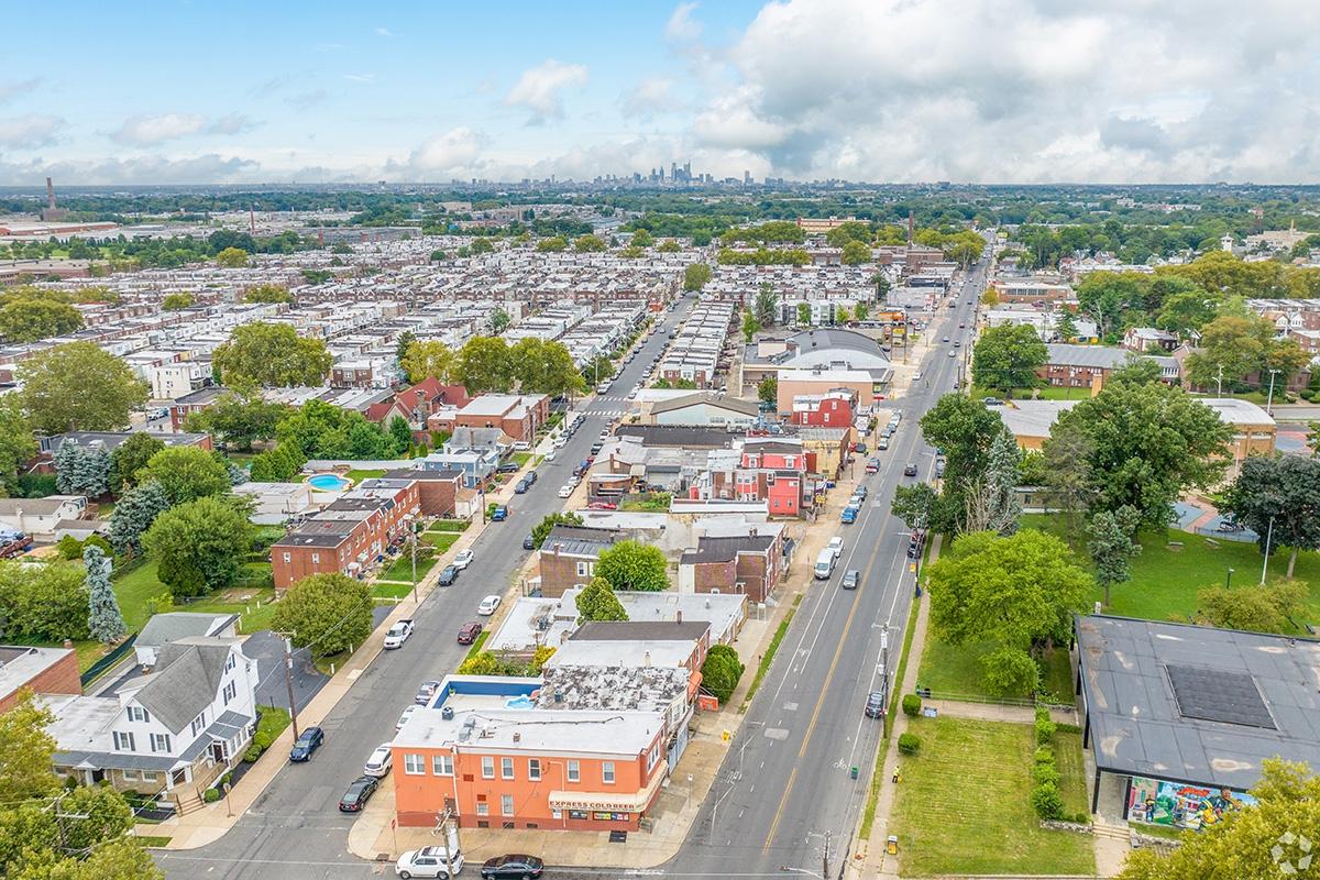 Lawncrest’s Rising Sun Business District is where residents go for restaurants and shopping.