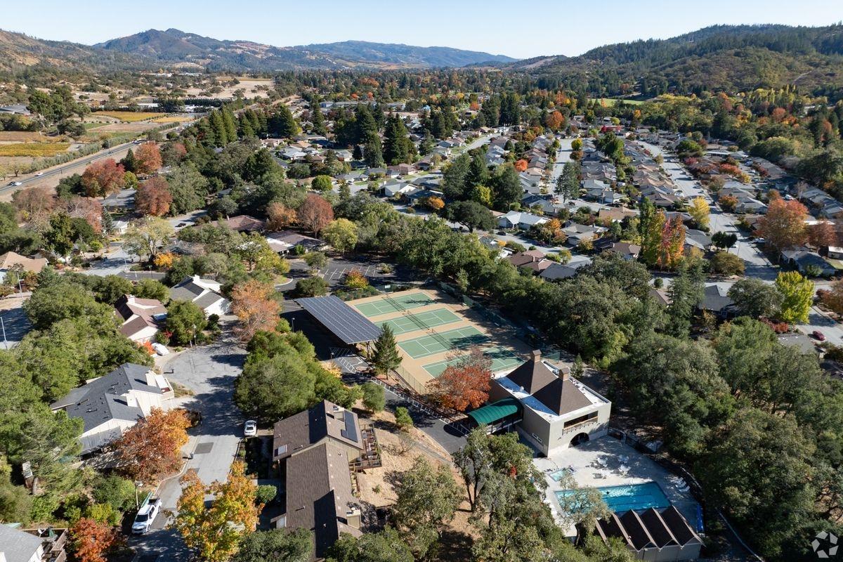 Aerial view of Santa Rosa, CA