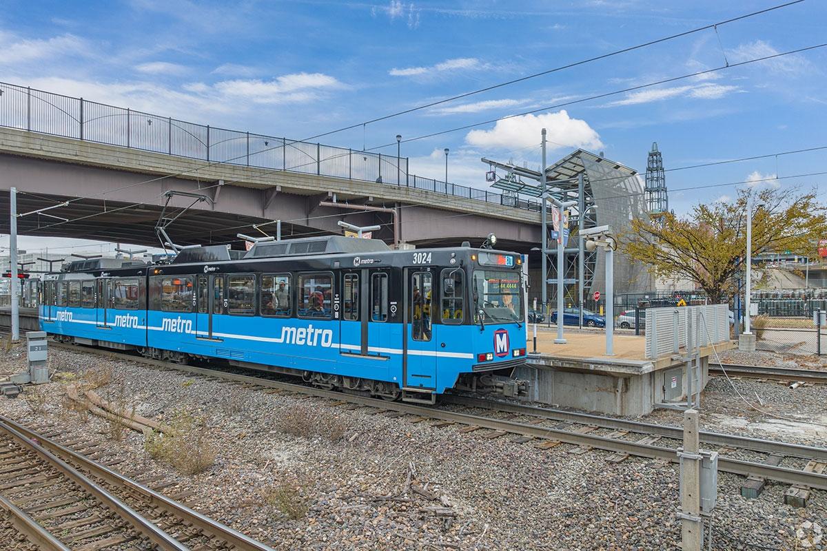 Midtown St. Louis has wonderful public transit options. 