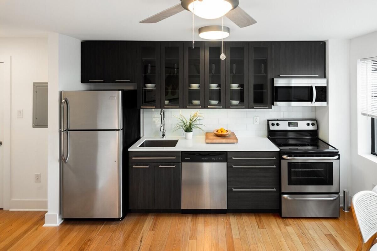 The Rittenhouse Hill apartment community in Philadelphia has dishwashers.