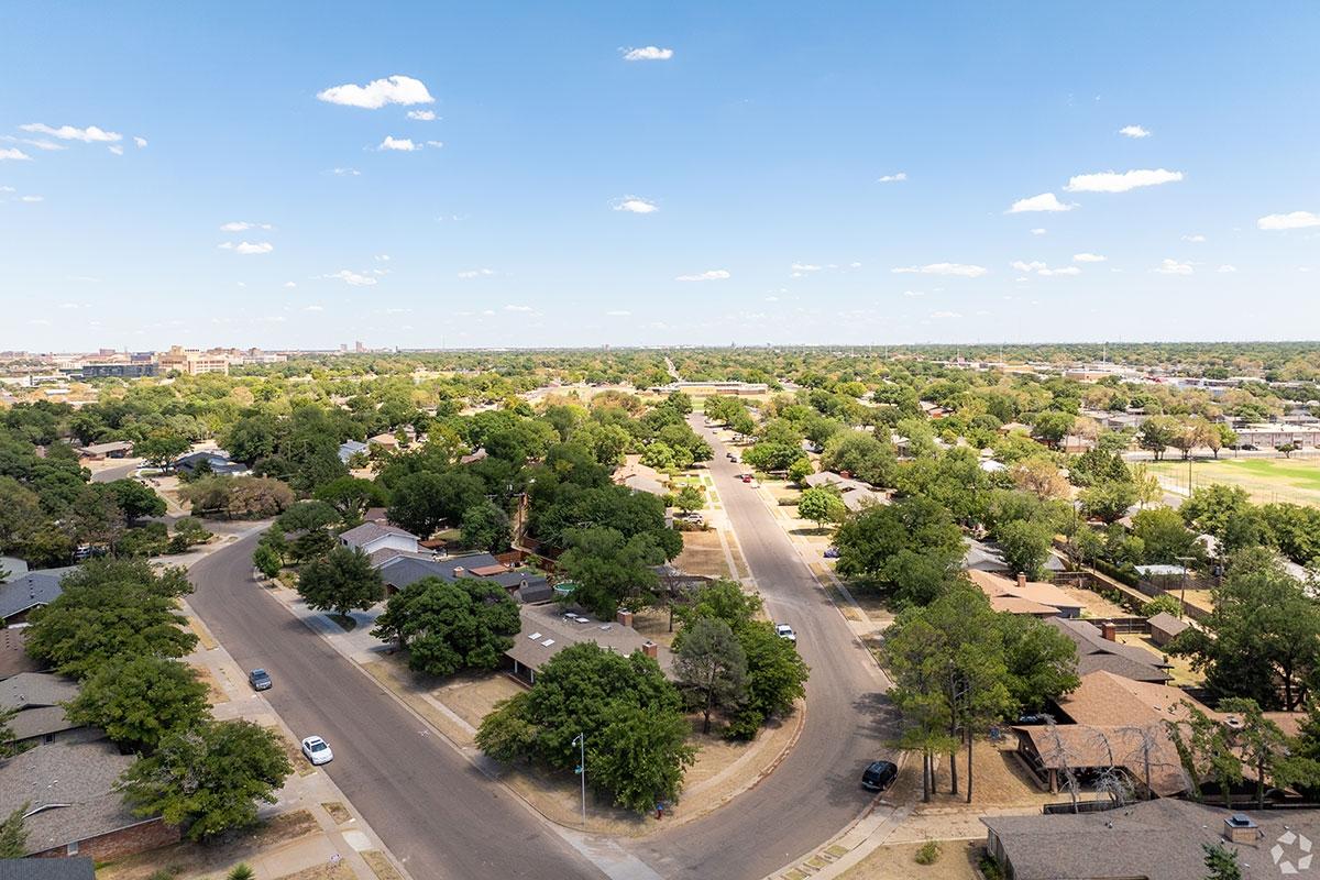 Bowie has a more residential feel than other neighborhoods in Lubbock.