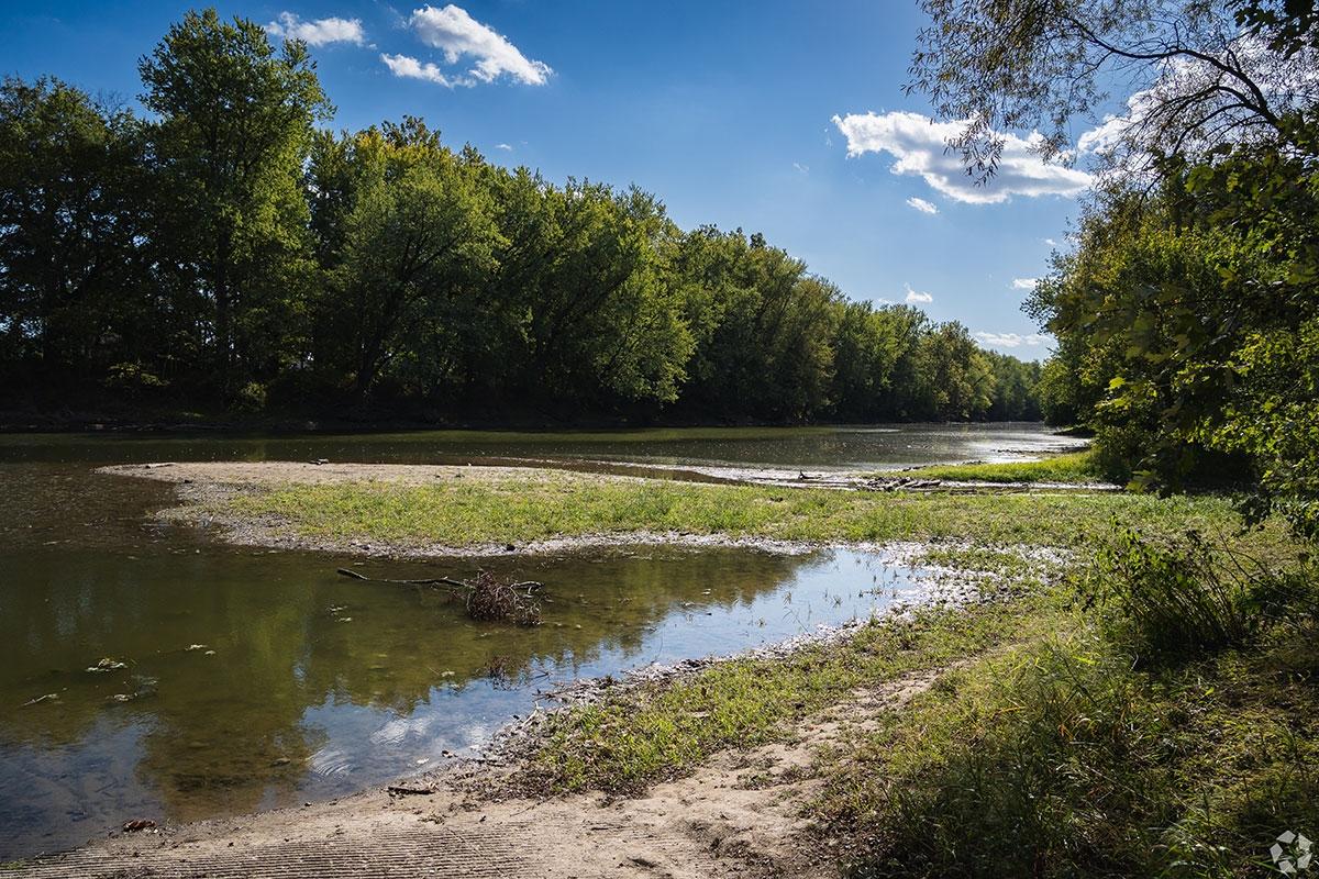 South Fort Wayne is connected to the rest of the city via the Rivergreenway trail.