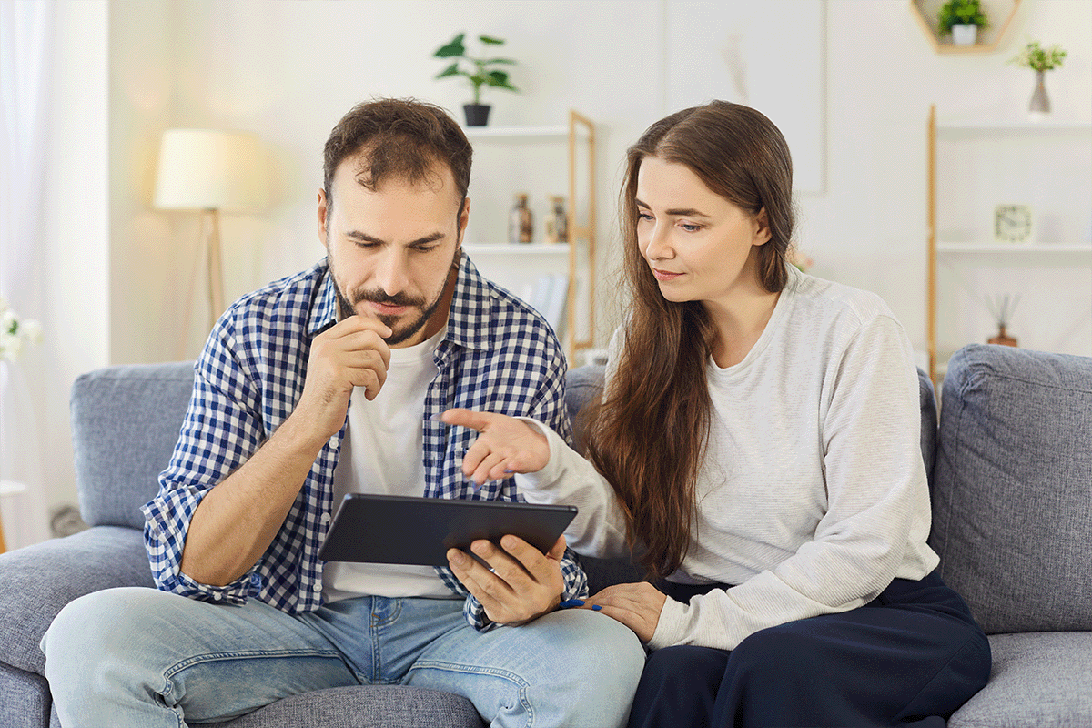 Couple Debating Apartment Options