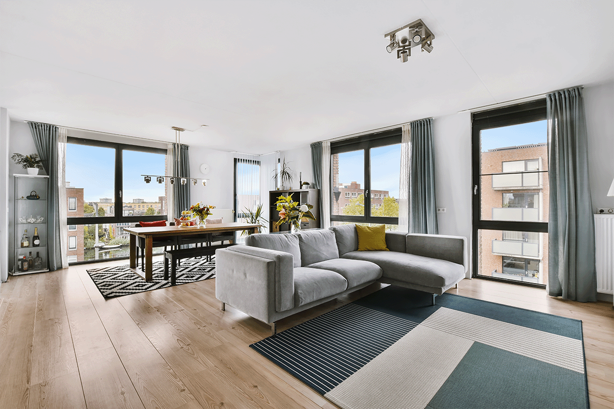 Open Concept Apartment Living Room