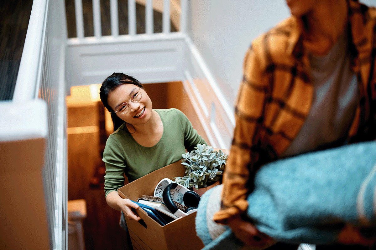 Renters moving in