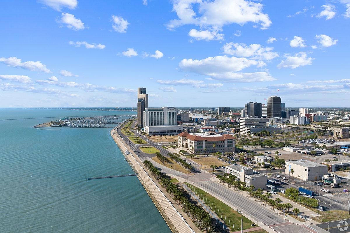 Corpus Christi sits on the Gulf of Mexico and has one of the five busiest ports in the country.