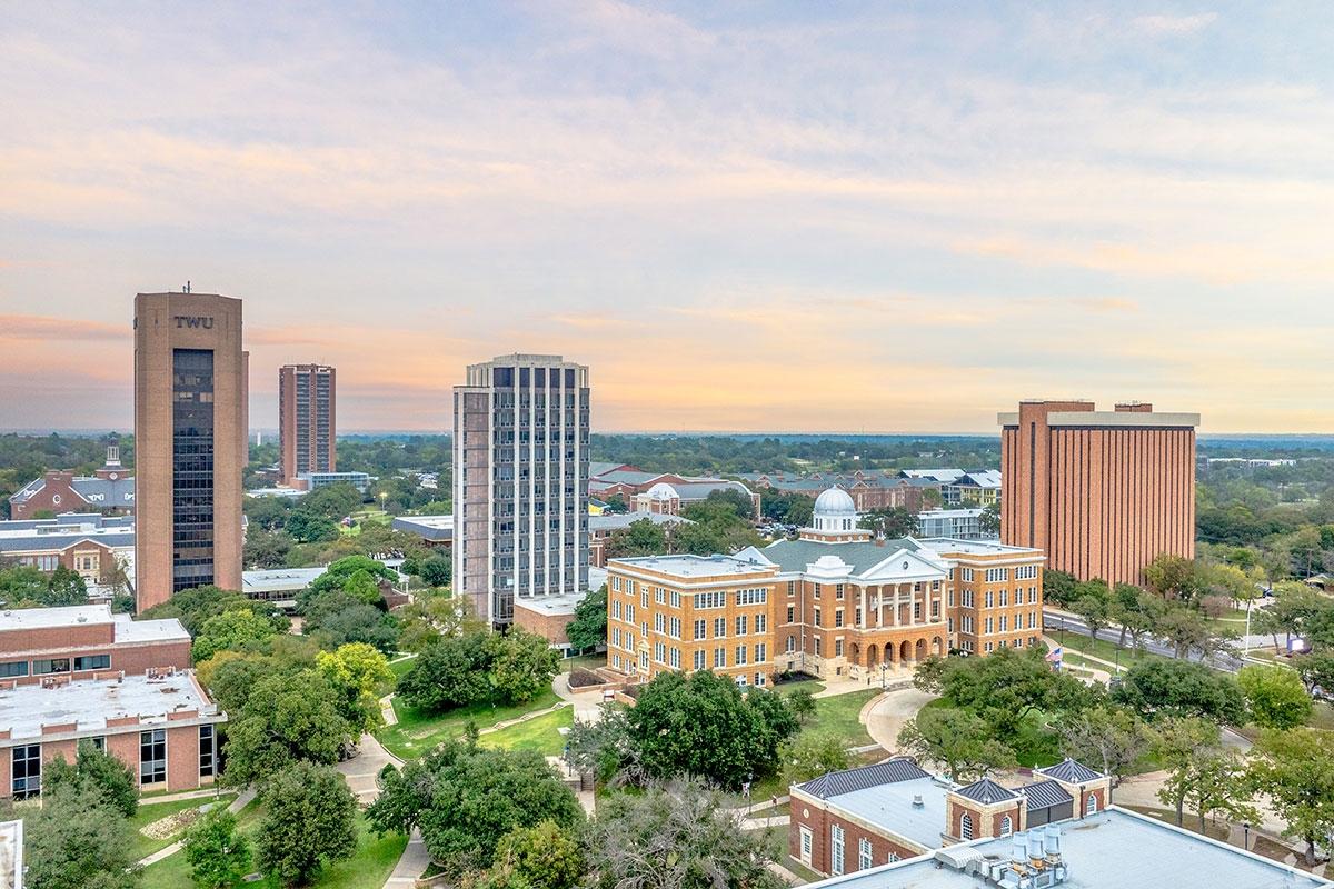Denton boasts an academic energy with University of North Texas and Texas Woman's University.