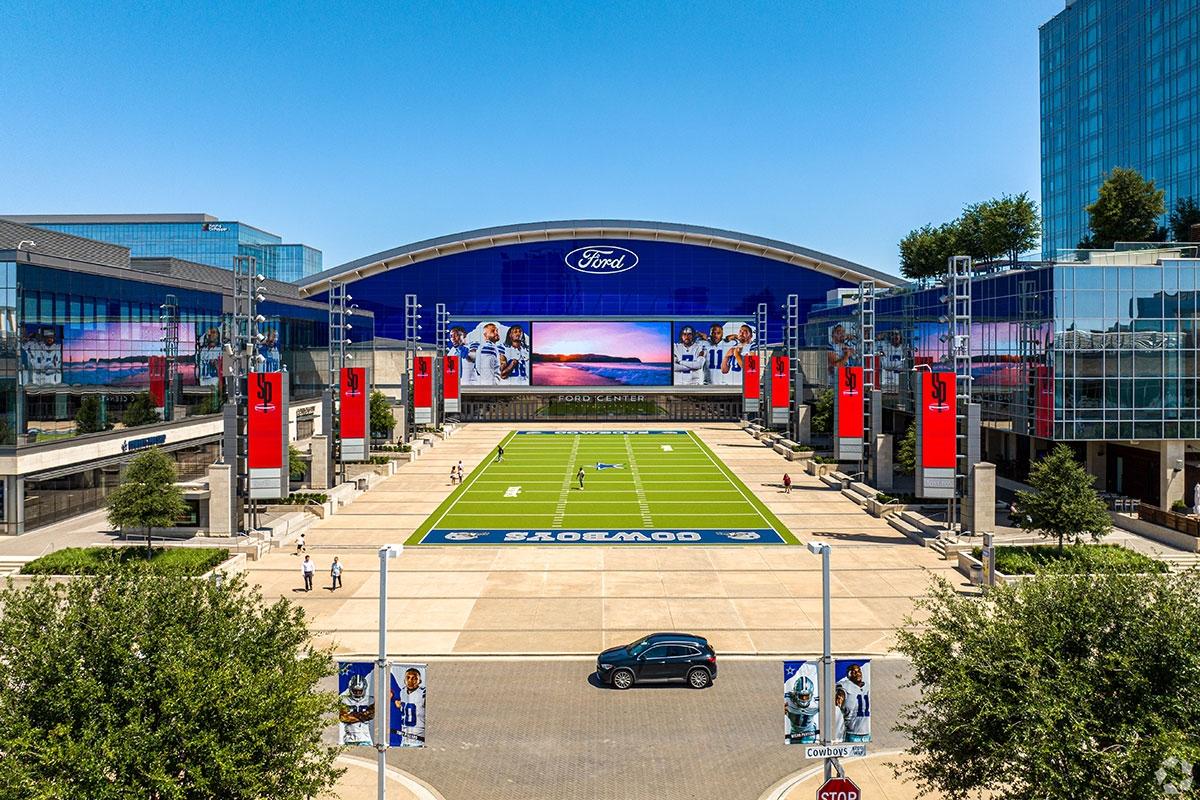 Frisco is home to the Dallas Cowboys headquarters.