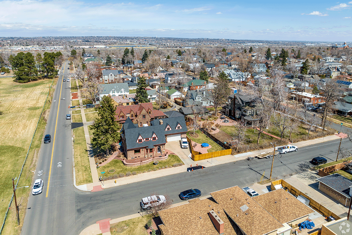 North Denver exhibits a wide variety of housing styles.