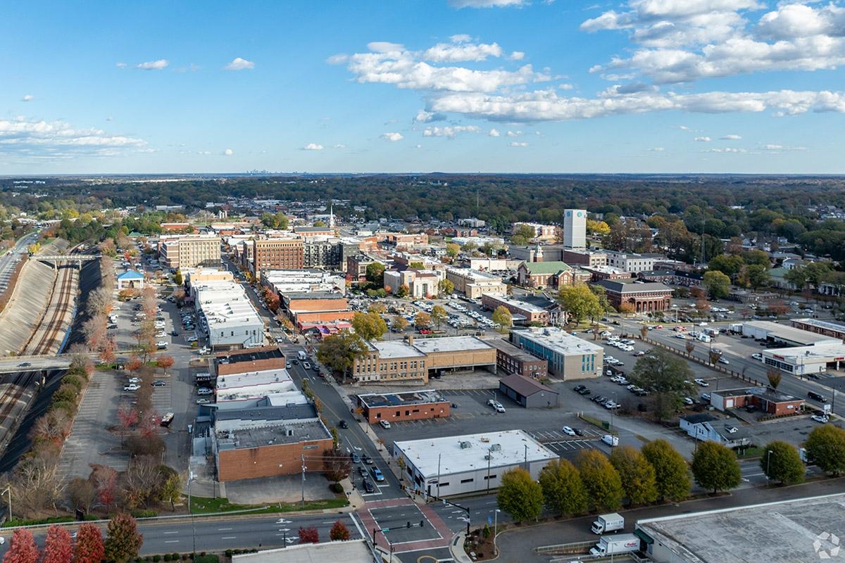 Gastonia has a main street lined with local shops and restaurants in the heart of downtown.