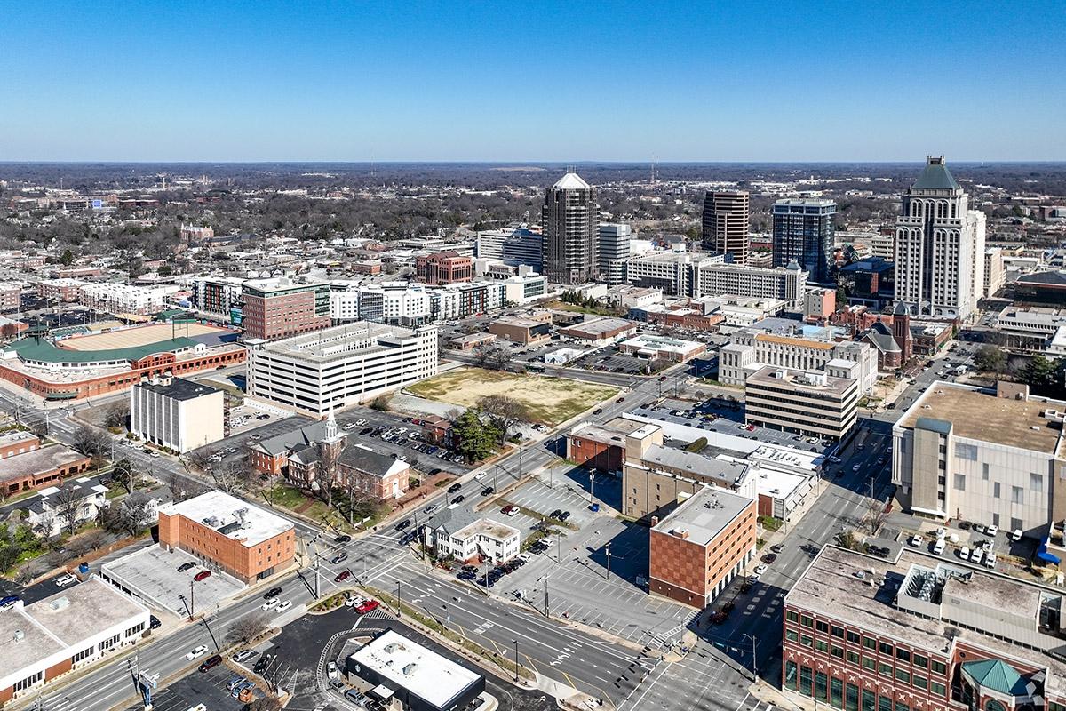 Greensboro has a growing downtown as it is the third-most populous city in North Carolina.