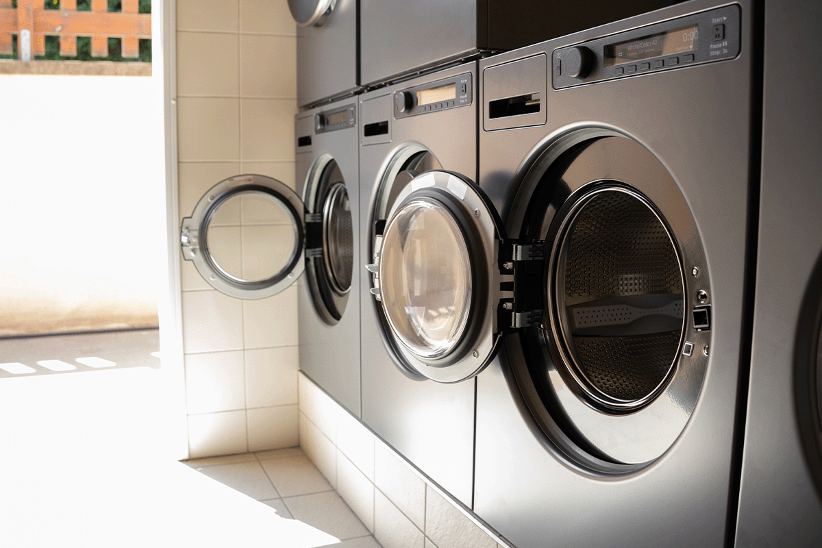 Laundry Room in an apartment building