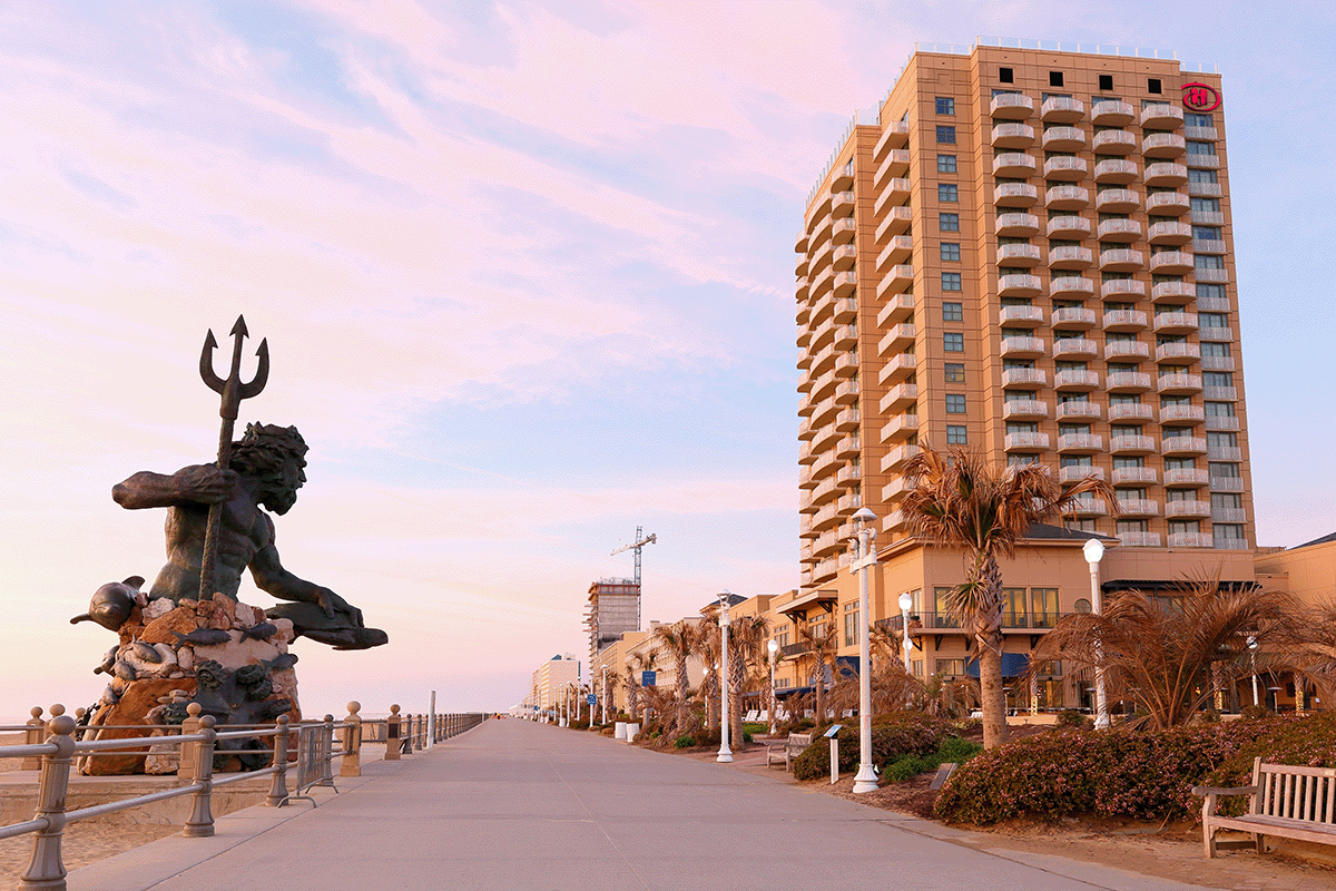Statue of Neptune in Virginia Beach